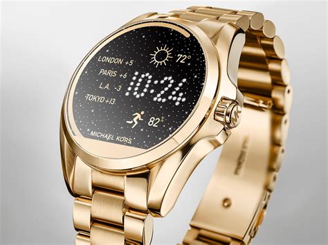 michael kors smart watches gold women|Michael Kors unisex smart watch.